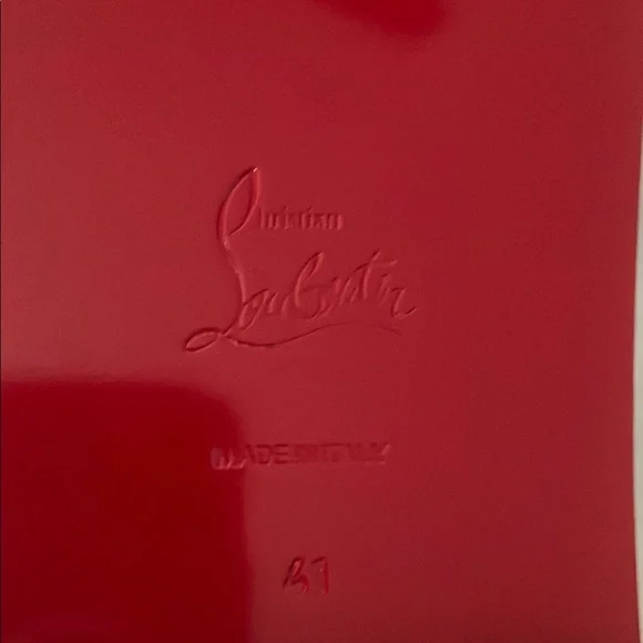 Christian Louboutin Brown Men's Slides - Picture 7 of 9